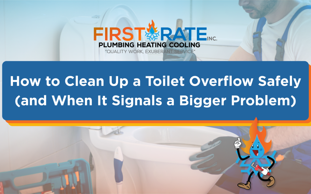 How to Clean Up a Toilet Overflow Safely (and When to Call a Pro)